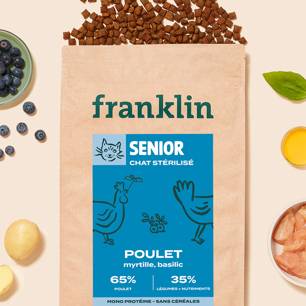 Franklin Carnivore - Poulet, Myrtille & Basilic - Franklin Carnivore