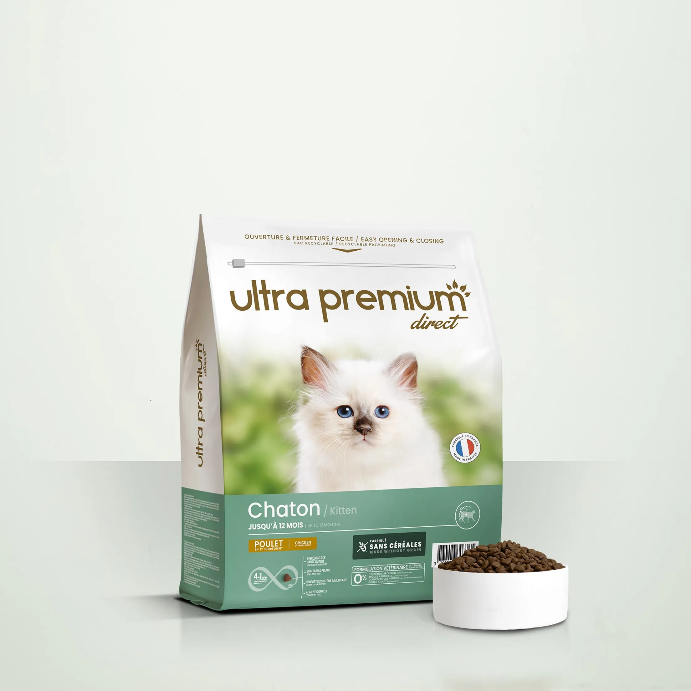 Ultra Premium Direct - Croquettes Sans Céréales pour Chaton