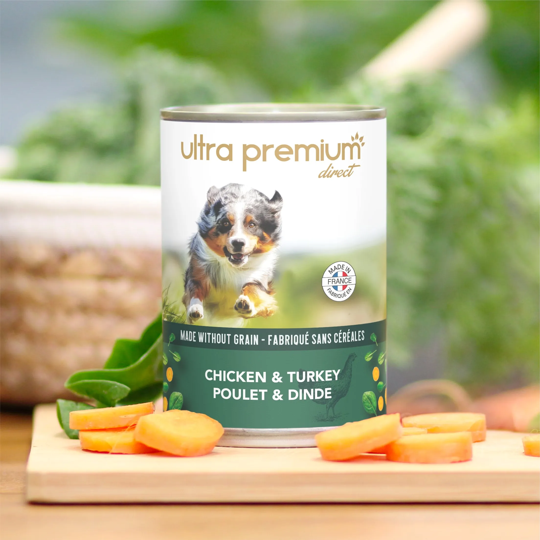 Ultra Premium Direct - Pâtée pour Chien Sans Céréales - Poulet & Dinde